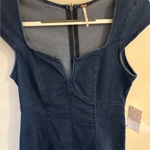 Women's Blue Denim Dress
